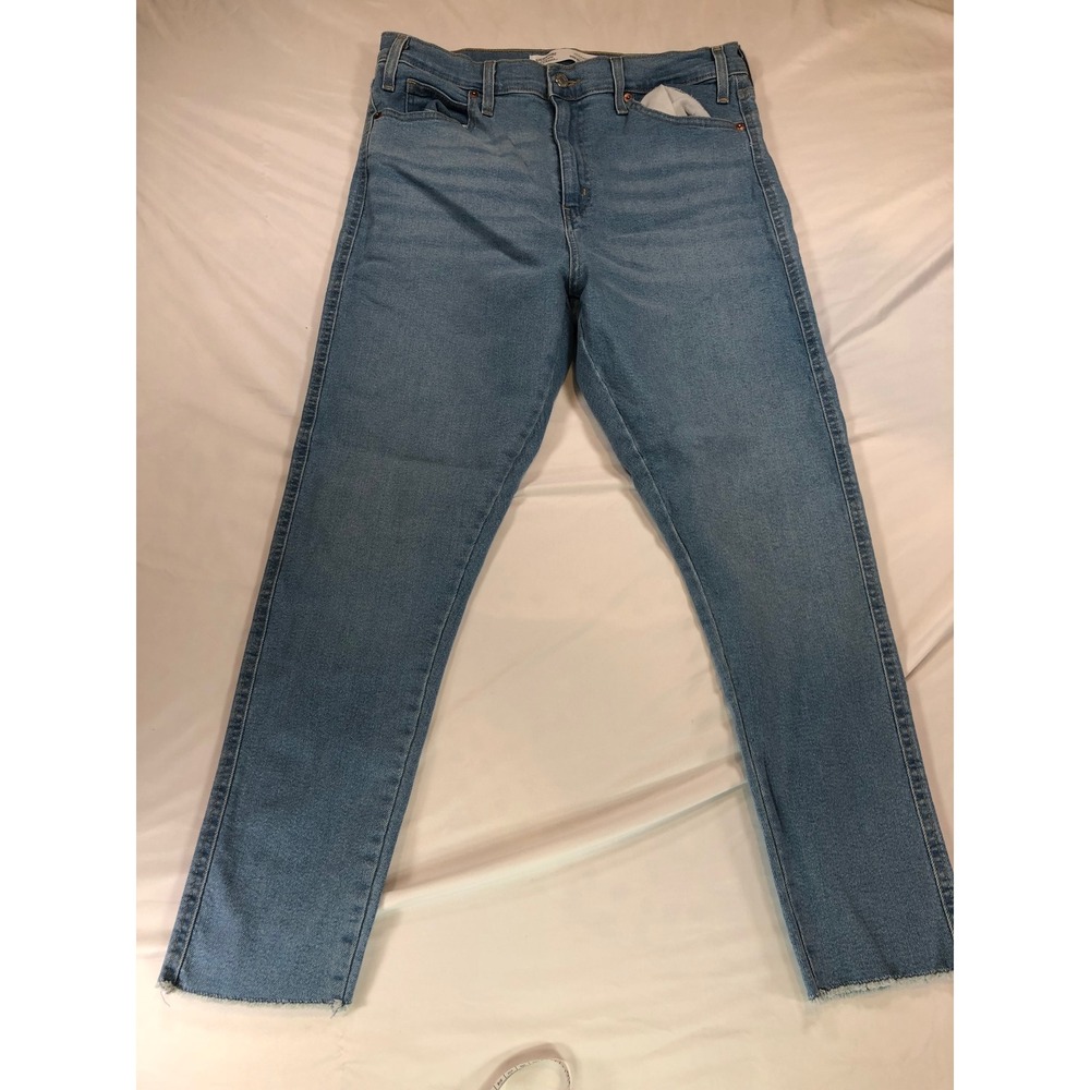 Signature by Levi Strauss Heritage High Rise Skinny Jeans Blue 14 W32 A1282-0001